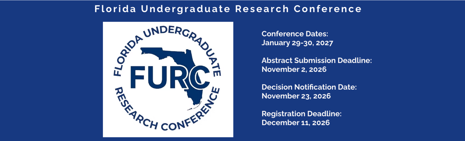 Florida Undergraduate Research Conference. More information below.